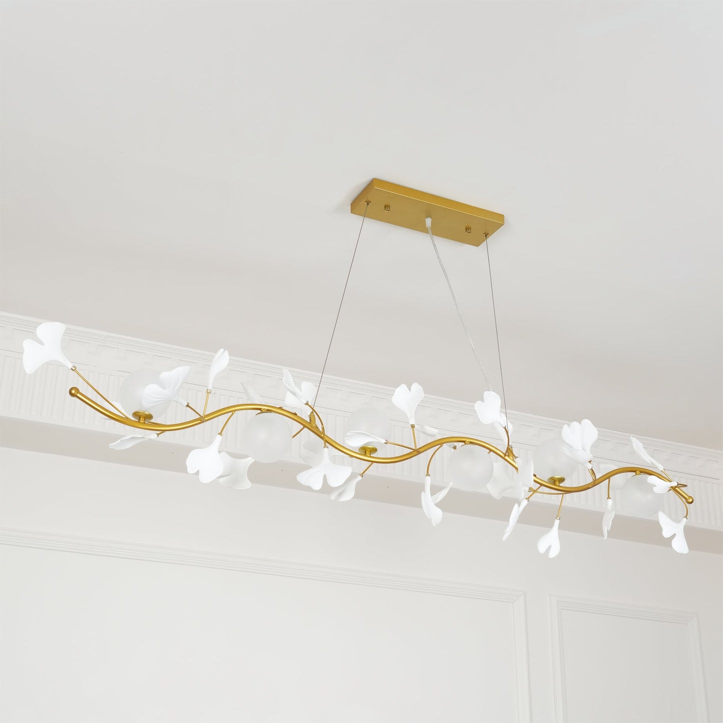Gingko Glass Chandelier