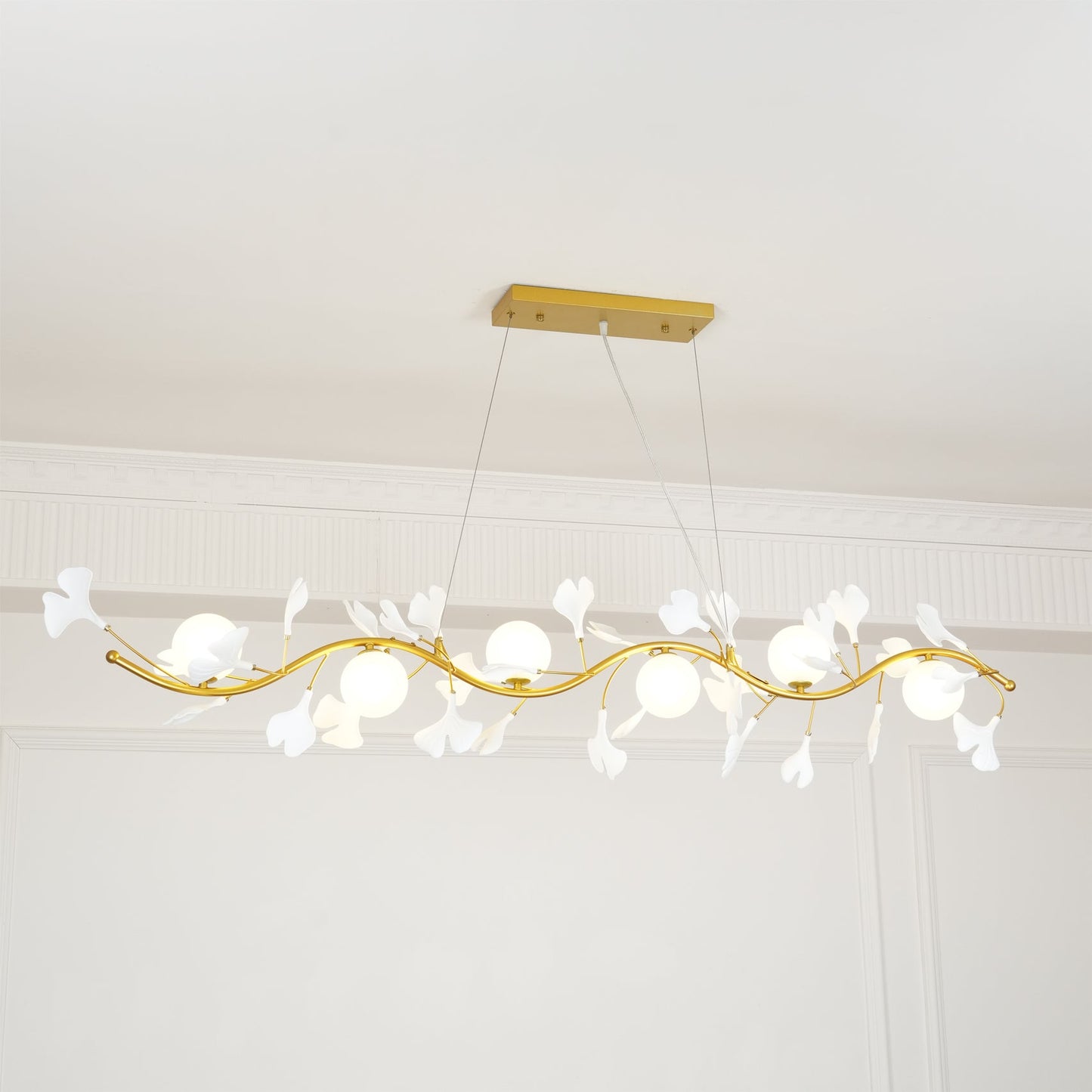 Gingko Glass Chandelier