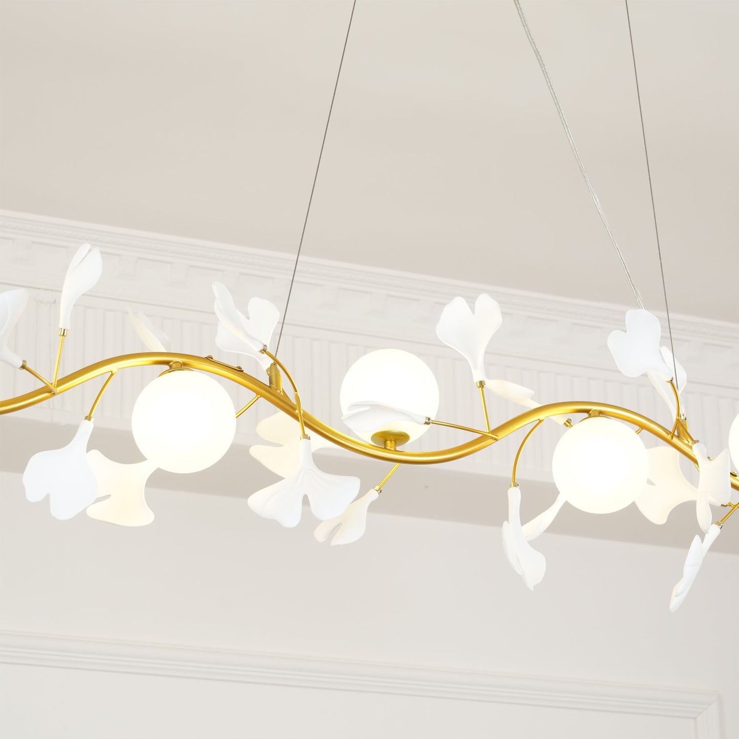 Gingko Glass Chandelier