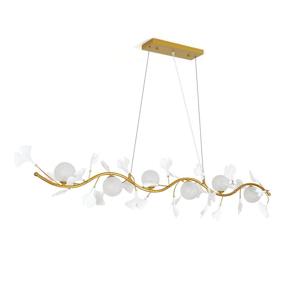 Gingko Glass Chandelier