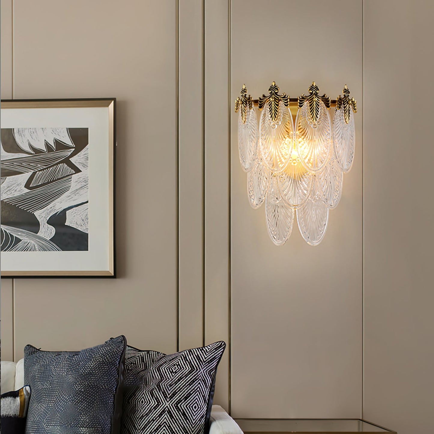 Giulia Brass Wall Lamp