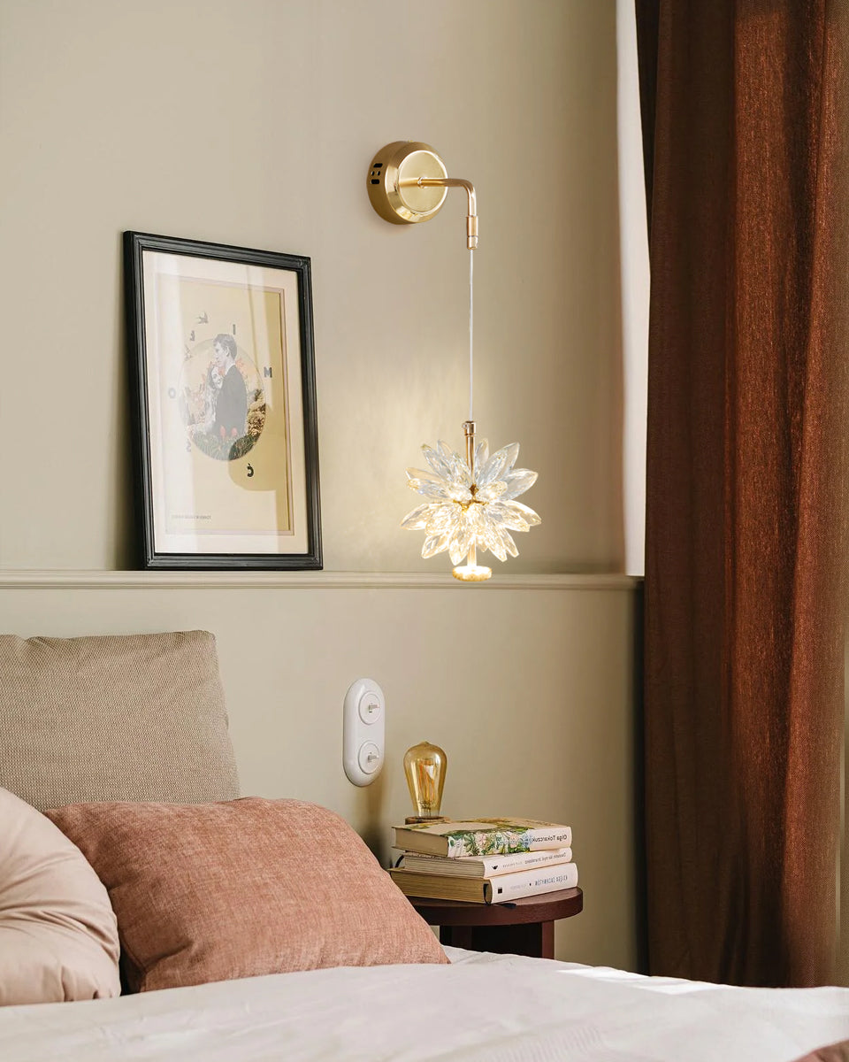 Glam Flower Wall Lamp