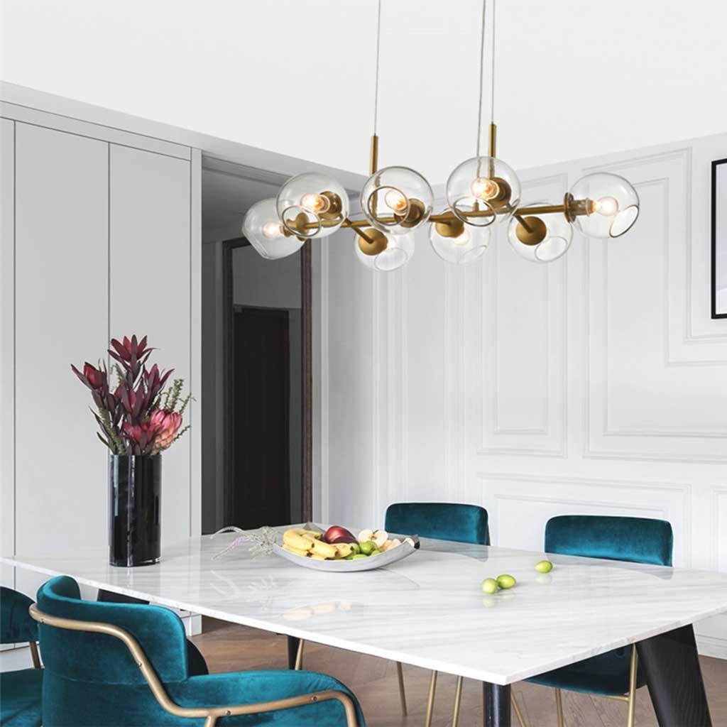 Pendant Chandelier Gold Iron Light