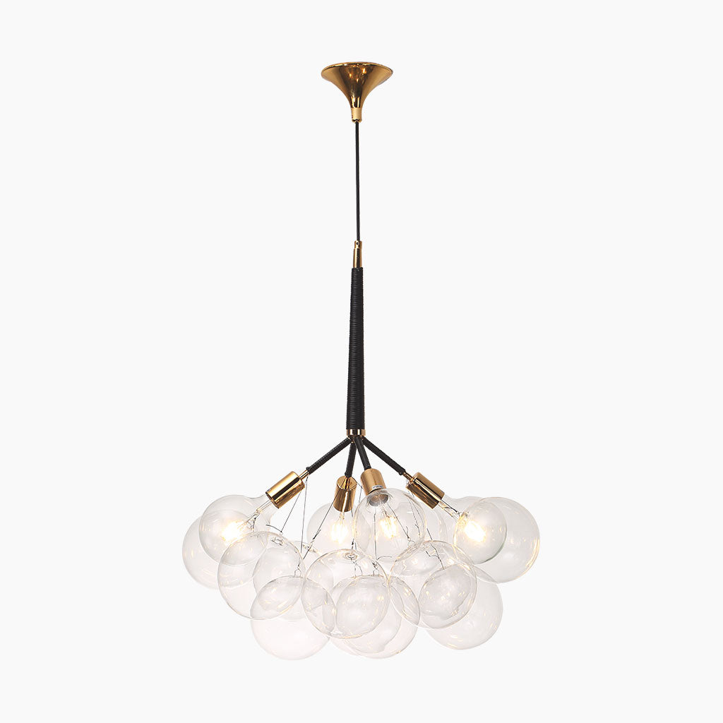 Chandelier Ceiling Light Glass Bubbles Cluster