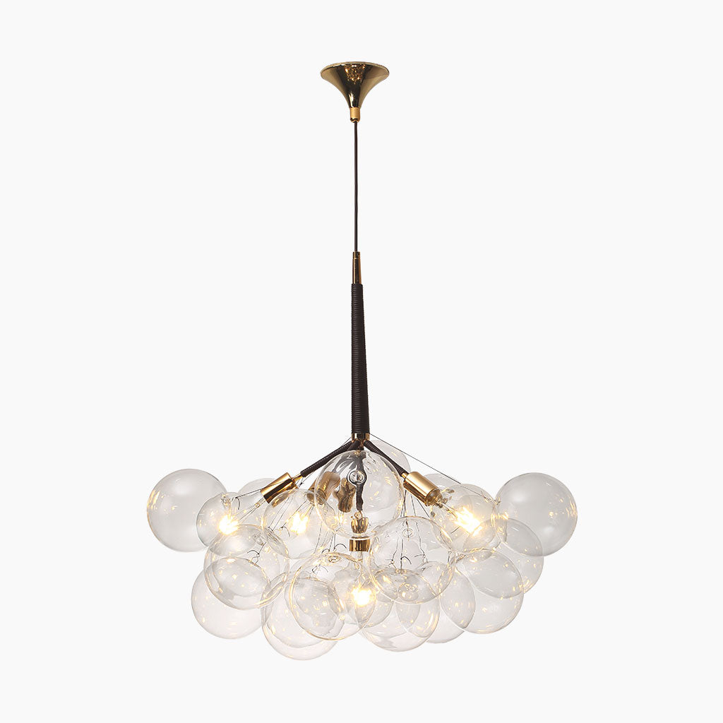 Chandelier Ceiling Light Glass Bubbles Cluster
