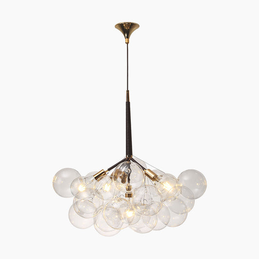 Chandelier Ceiling Light Glass Bubbles Cluster