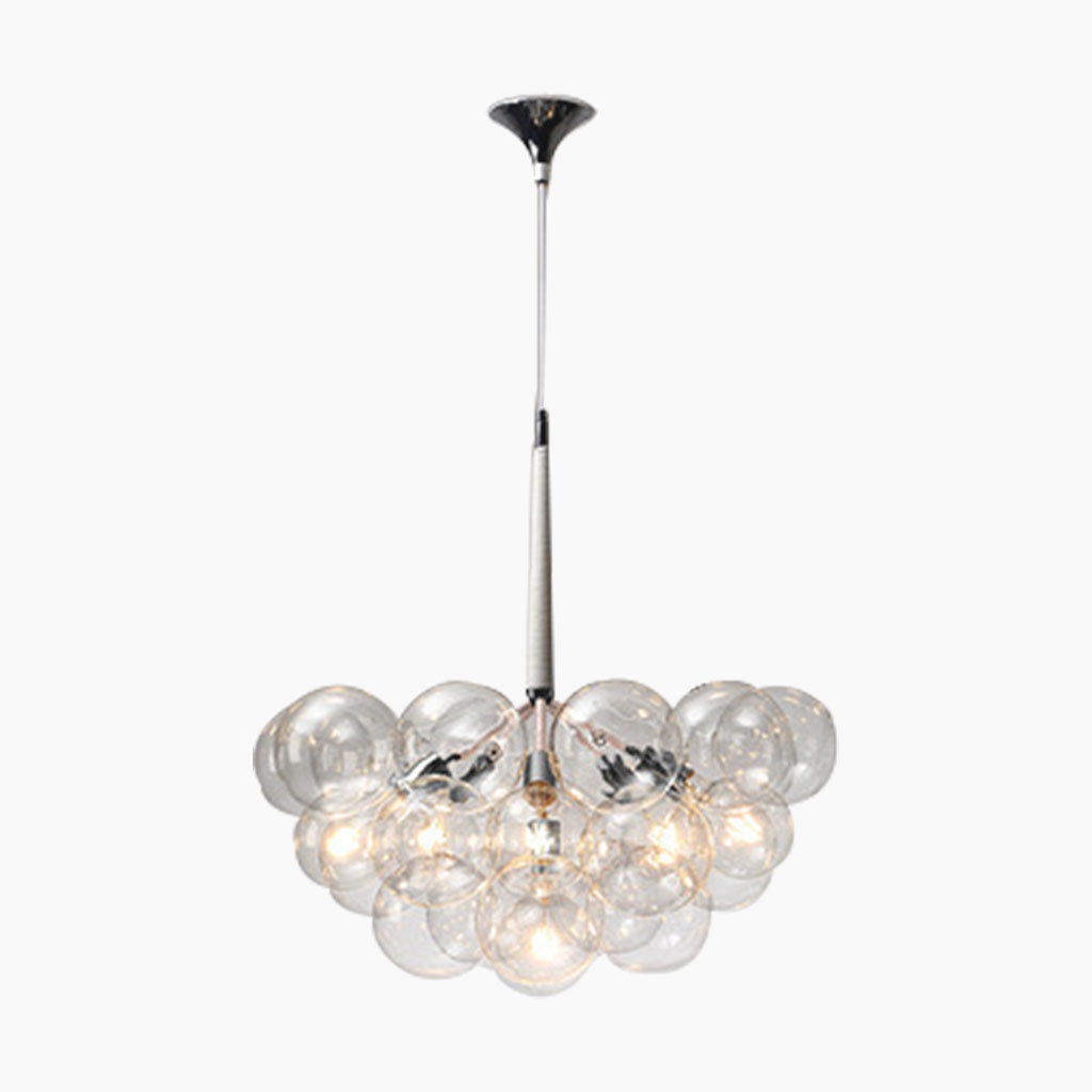 Chandelier Ceiling Light Glass Bubbles Cluster