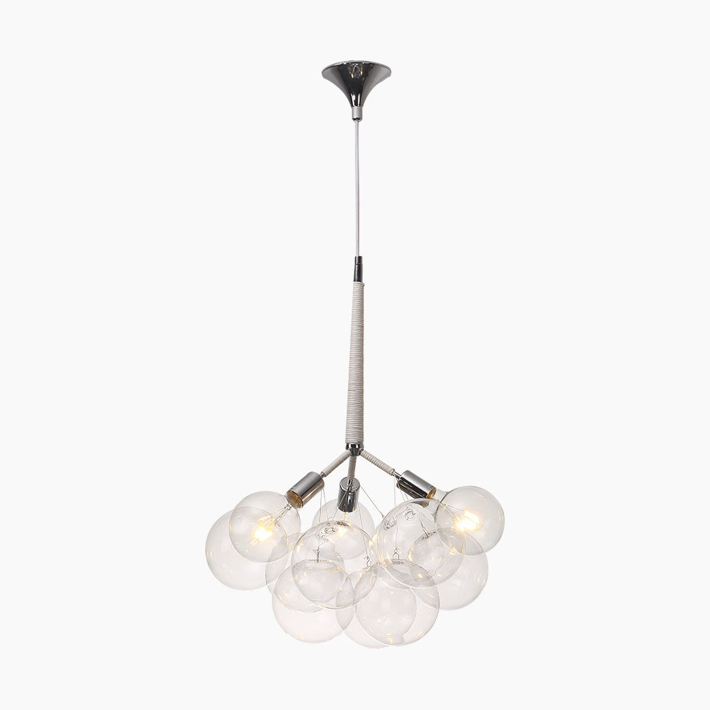 Chandelier Ceiling Light Glass Bubbles Cluster