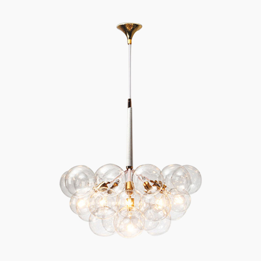 Chandelier Ceiling Light Glass Bubbles Cluster