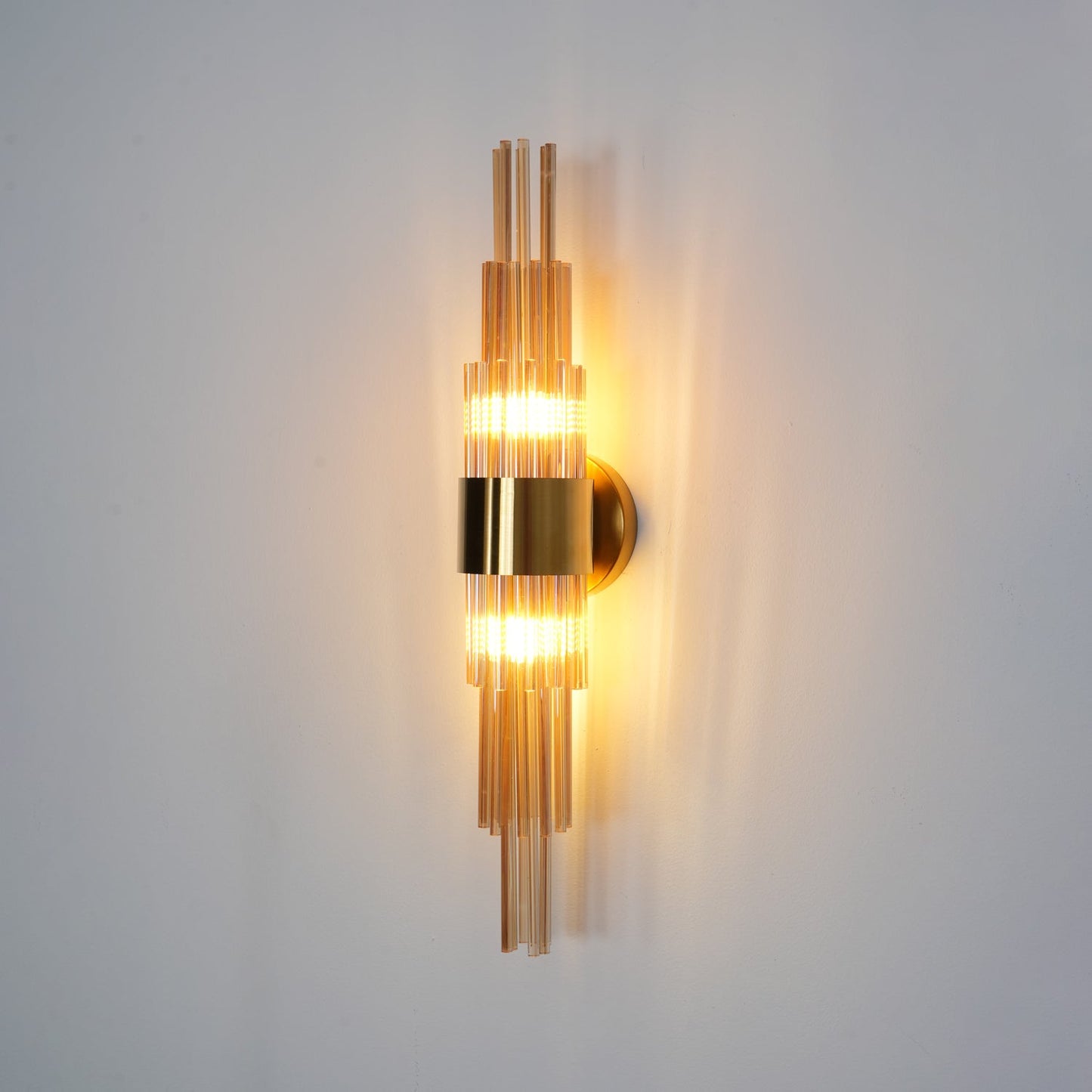 Gold Streamline Wall Lamp