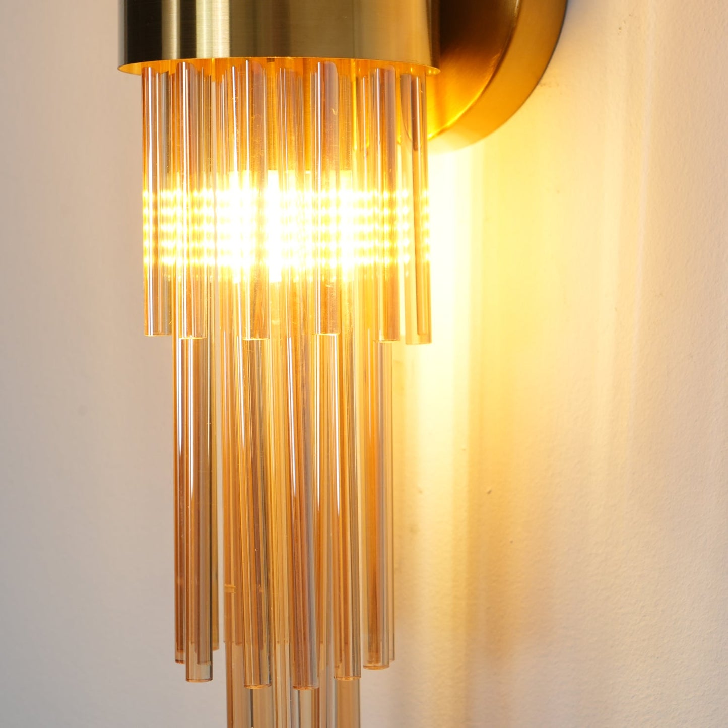 Gold Streamline Wall Lamp