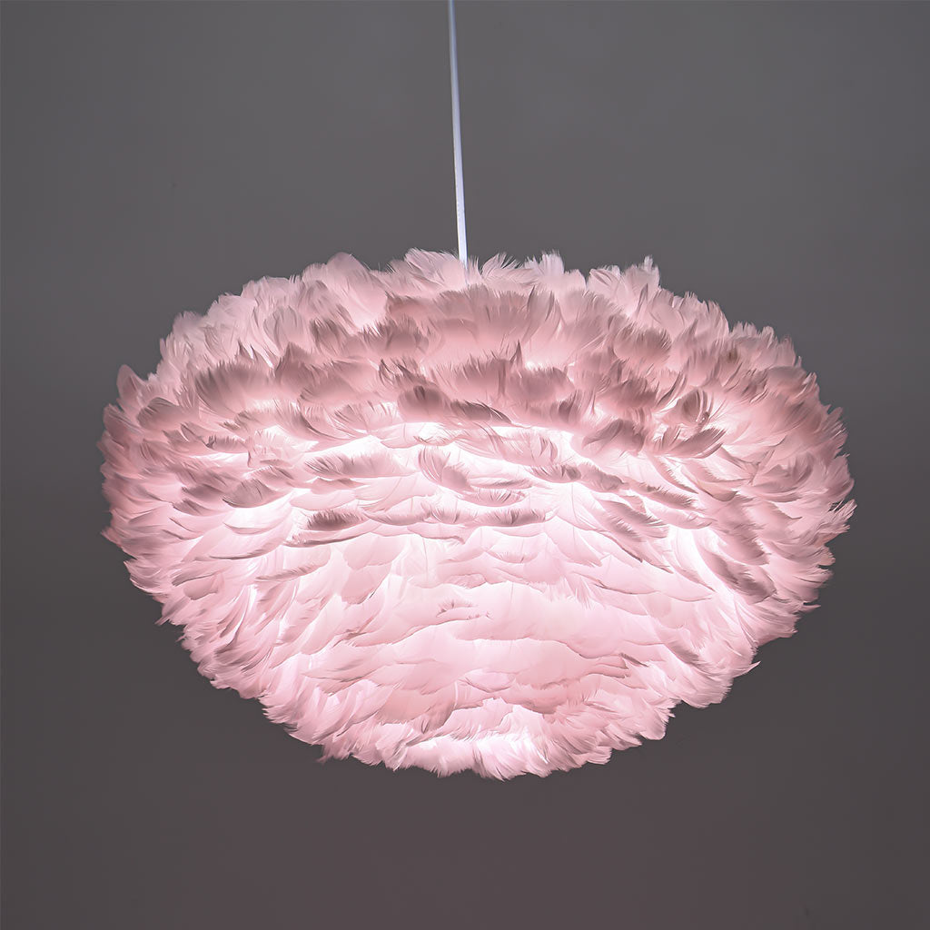 Pendant Light Chandelier Goose Feather