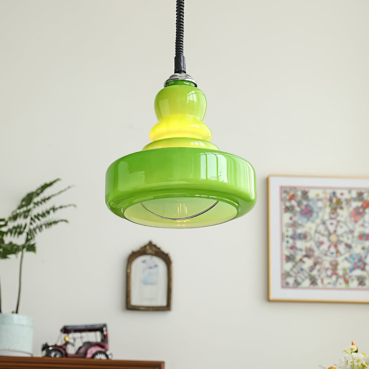 Gourd Glass Pendant Light