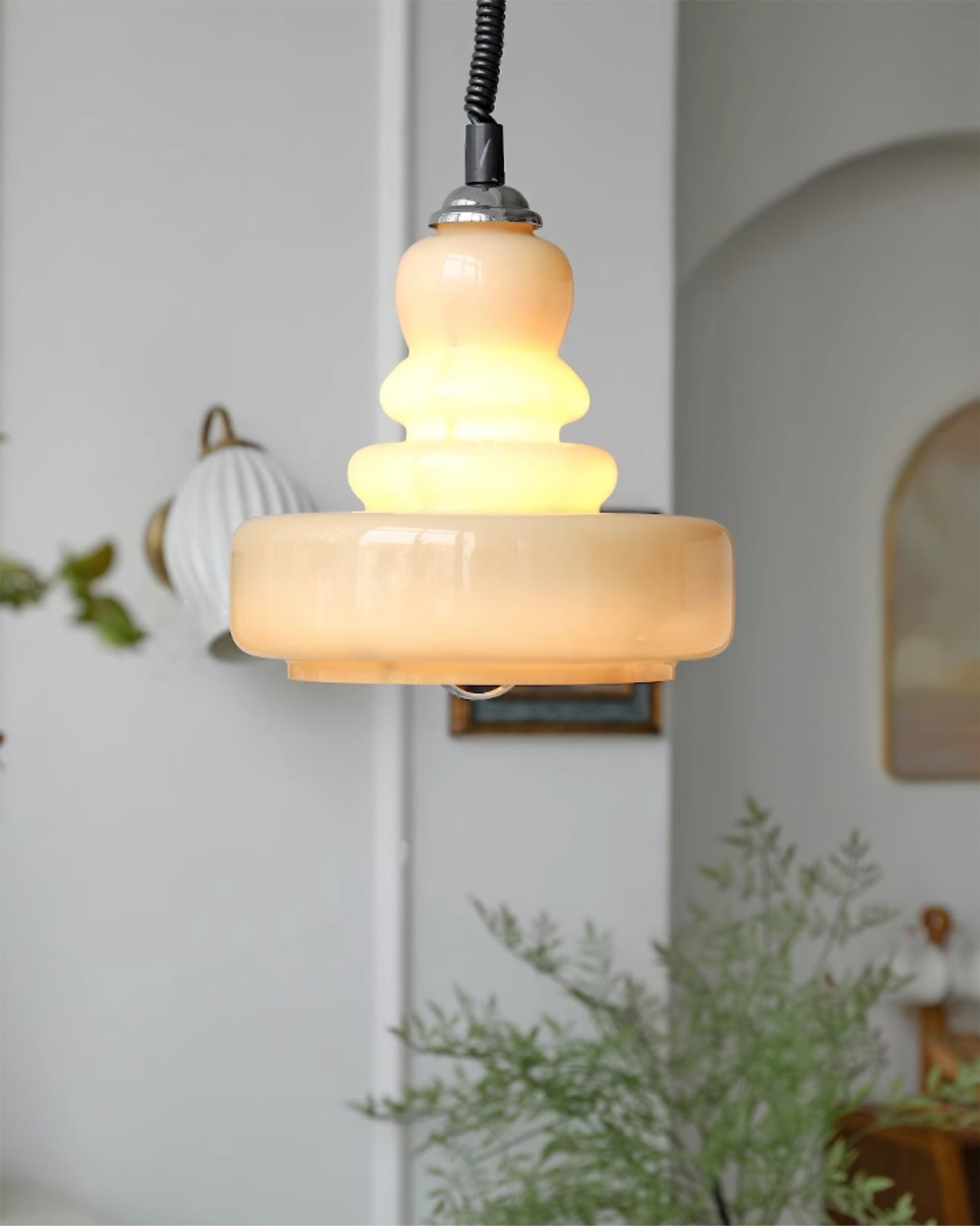 Gourd Glass Pendant Light