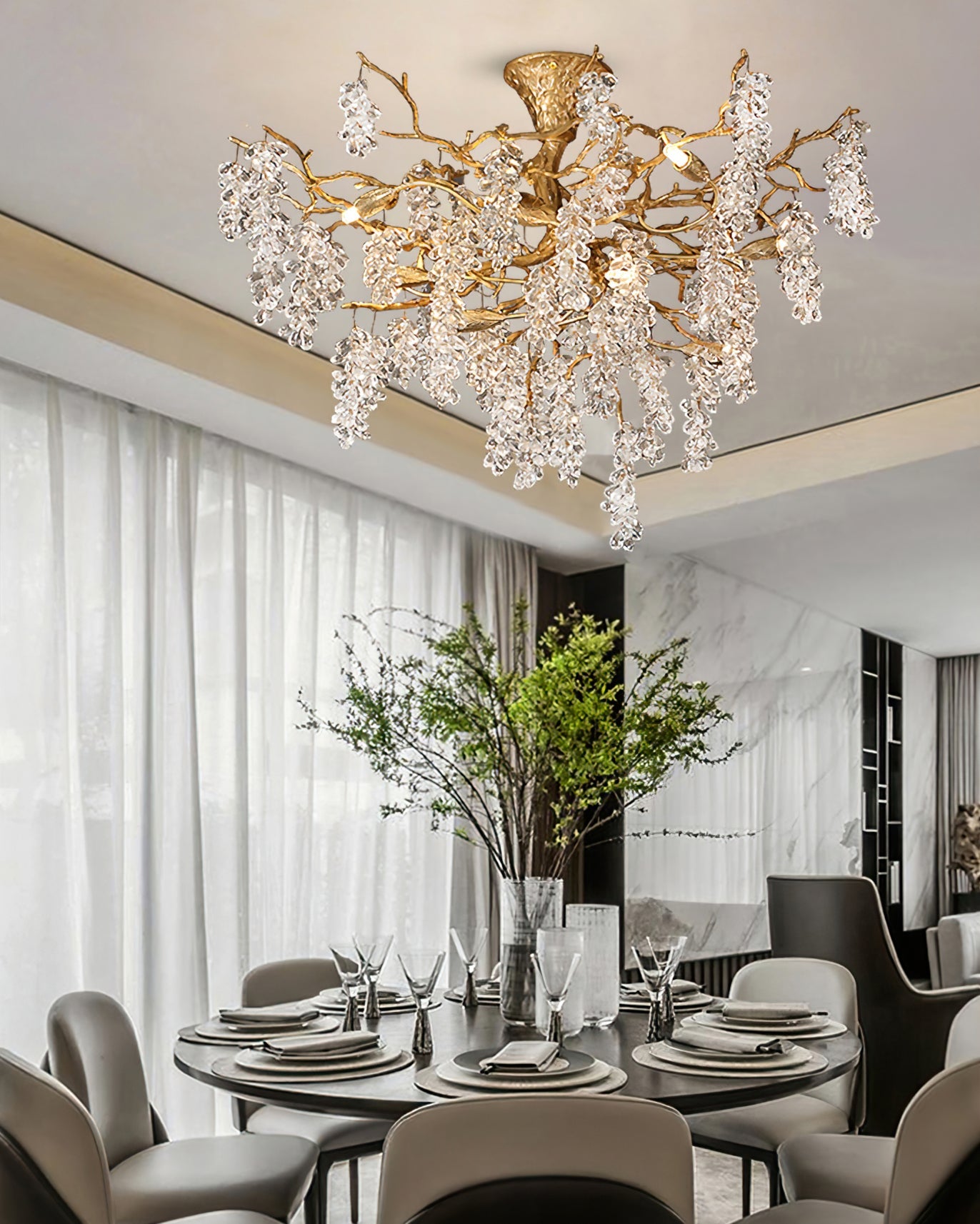 Grape Bunch Chandelier