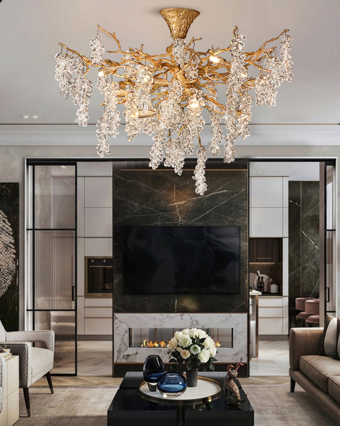 Grape Bunch Chandelier