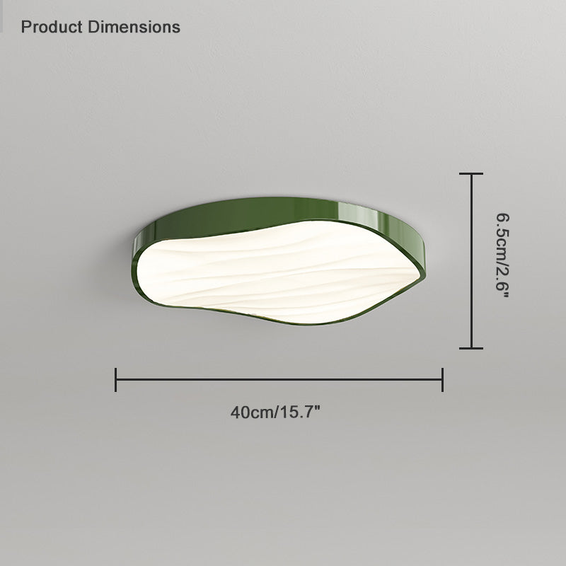 WOMO Scandi Colorful Wavy Round Ceiling Light-WM1108