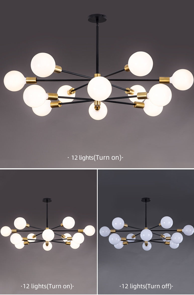 Oud Berenice Nordic Chandelier Elegance