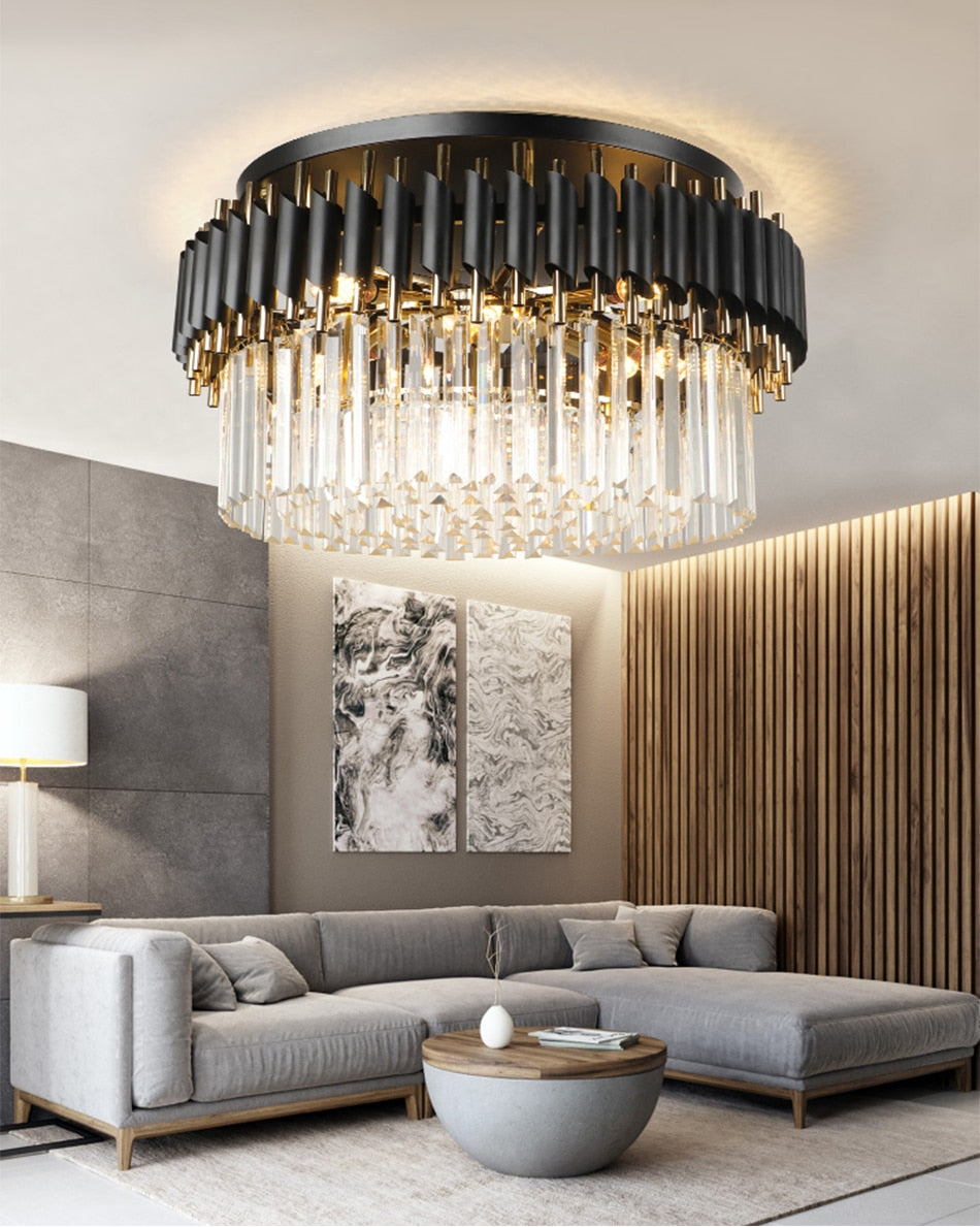 Ylk Aldric Luxury Black Chandelier