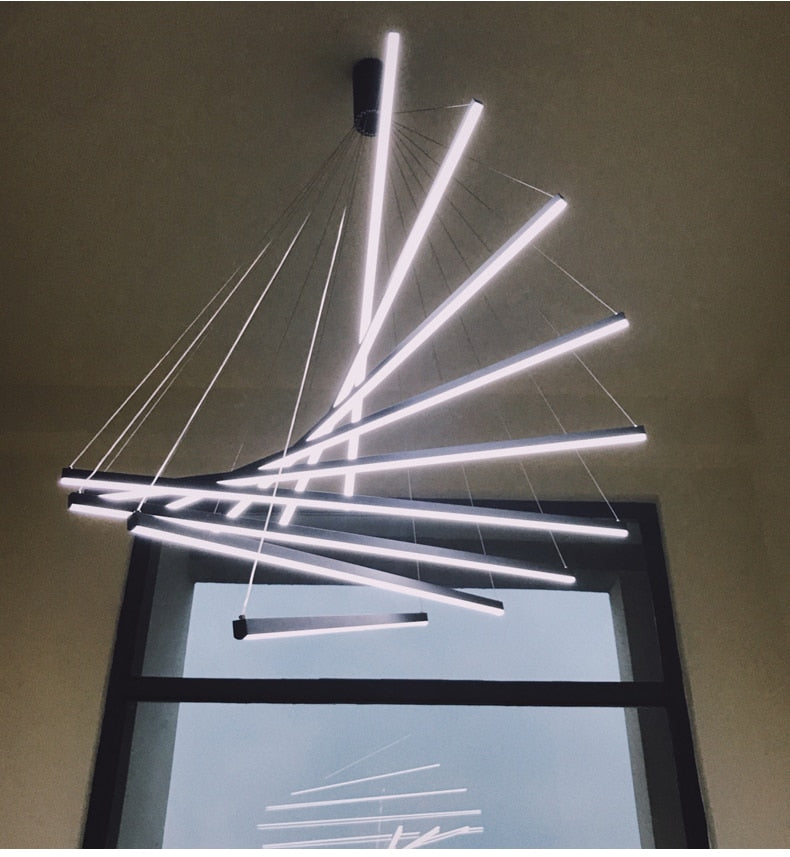 Ylk Black Luxury LED Chandelier