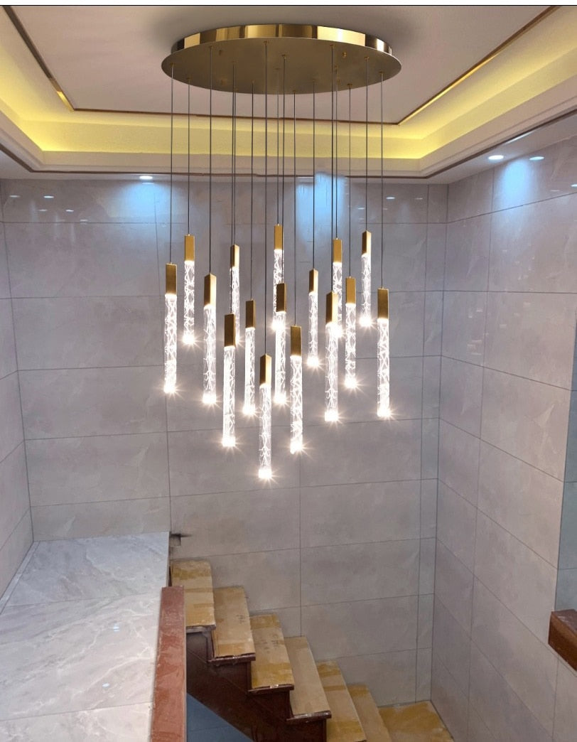 Ylk Averill Gold Chandelier Lamp