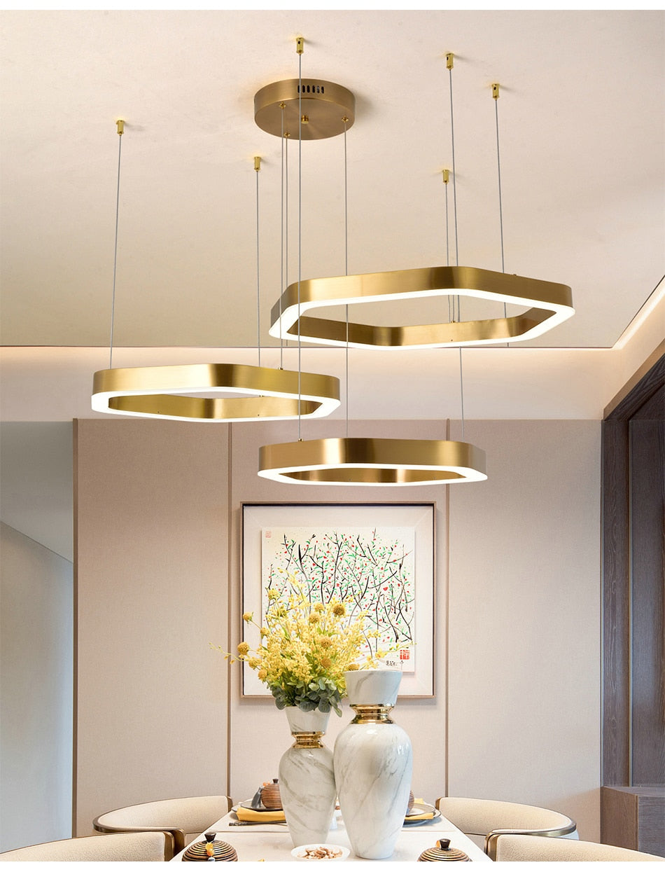 Ylk Polygon Design Luxe Chandelier