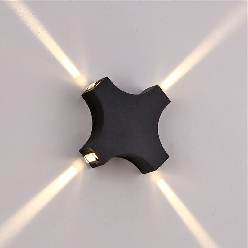 Won Outdoor Waterproof Crossing Sconces