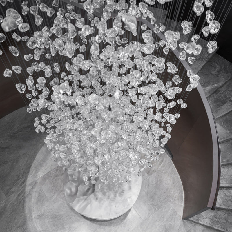 Ylk Modern Clear Crystal Chandelier