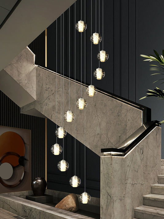 Ylk Luxury Bubble Crystal Chandelier