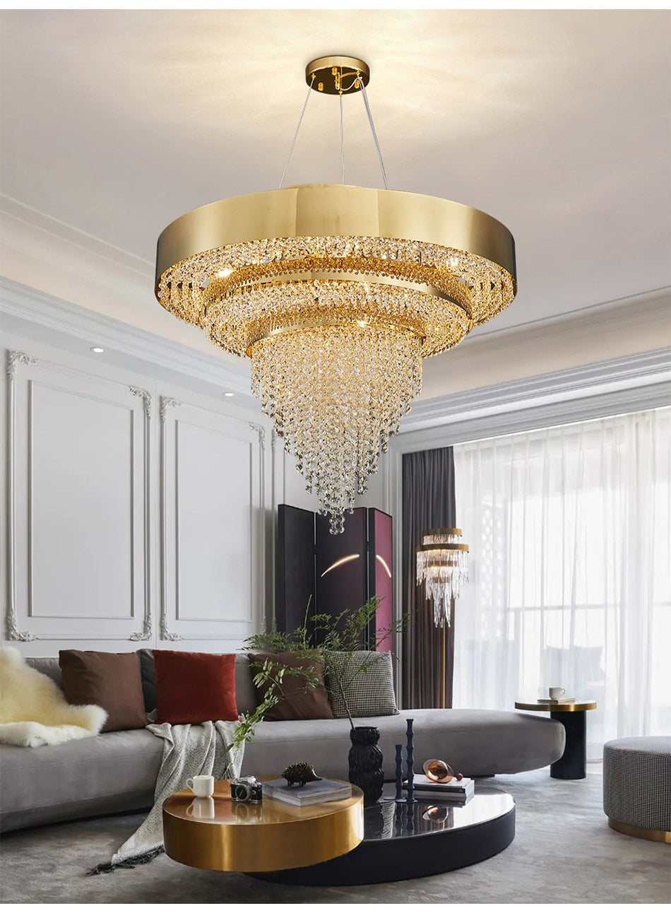 Ylk Modern Crystal Chandelier Light