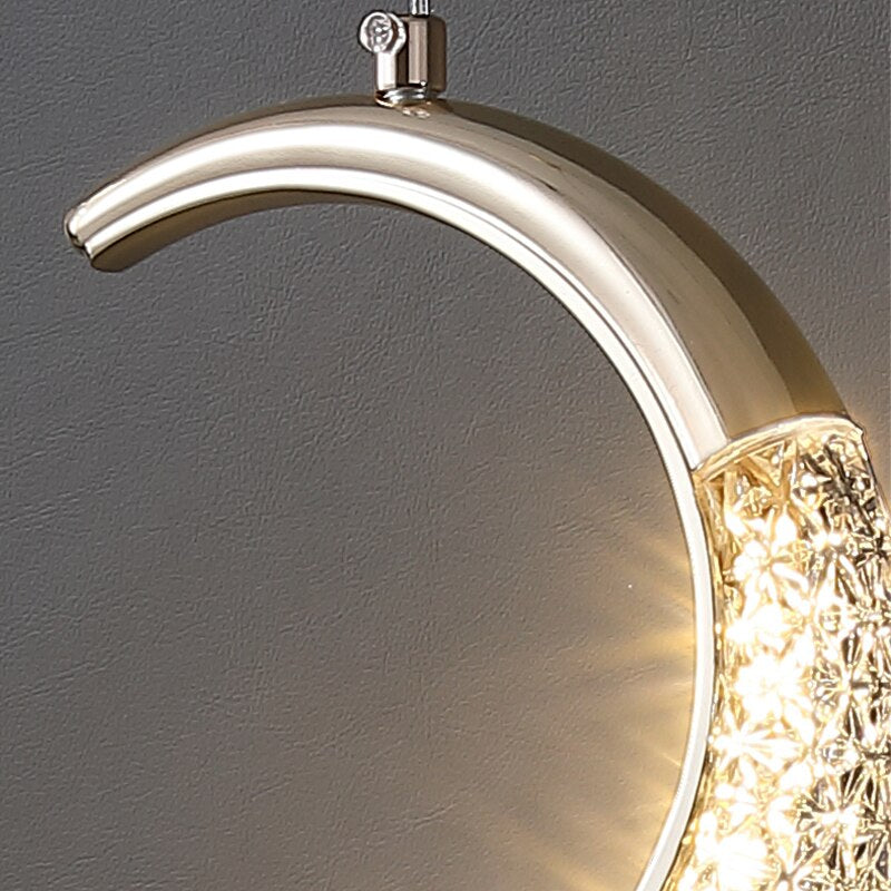 Lyf Moon And Circle Pendant Light