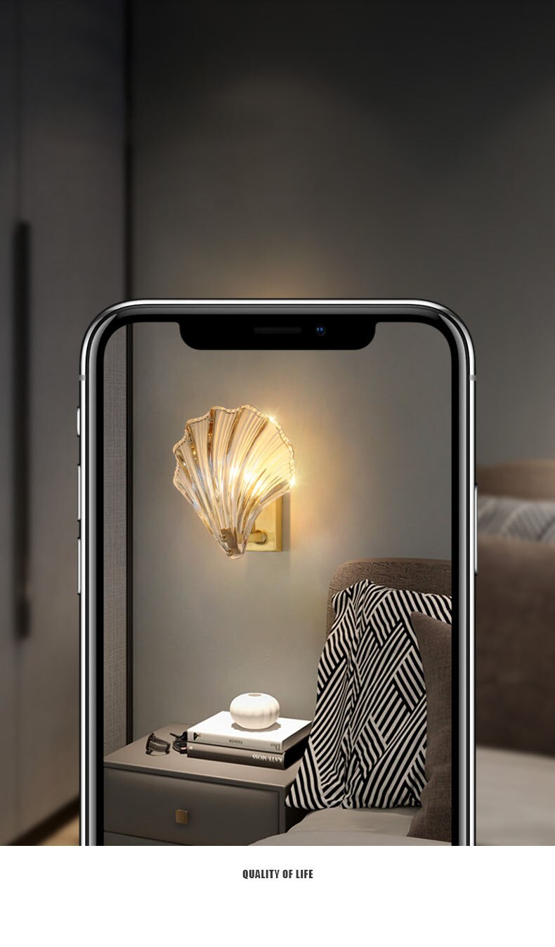 Lyf Shell Crystal LED Pendant Lights