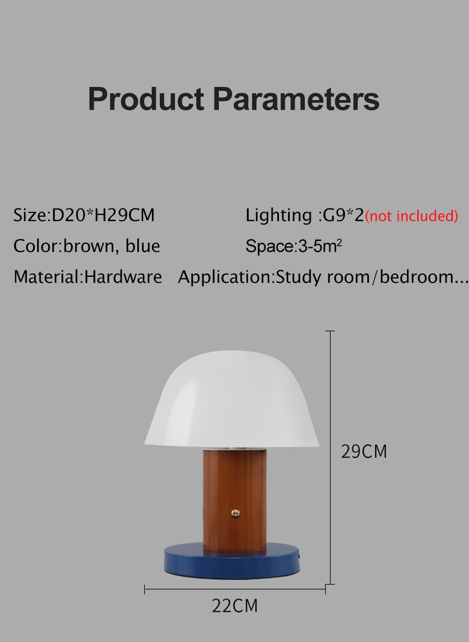 IIS Creative Designer Table Lamp Touch Switch