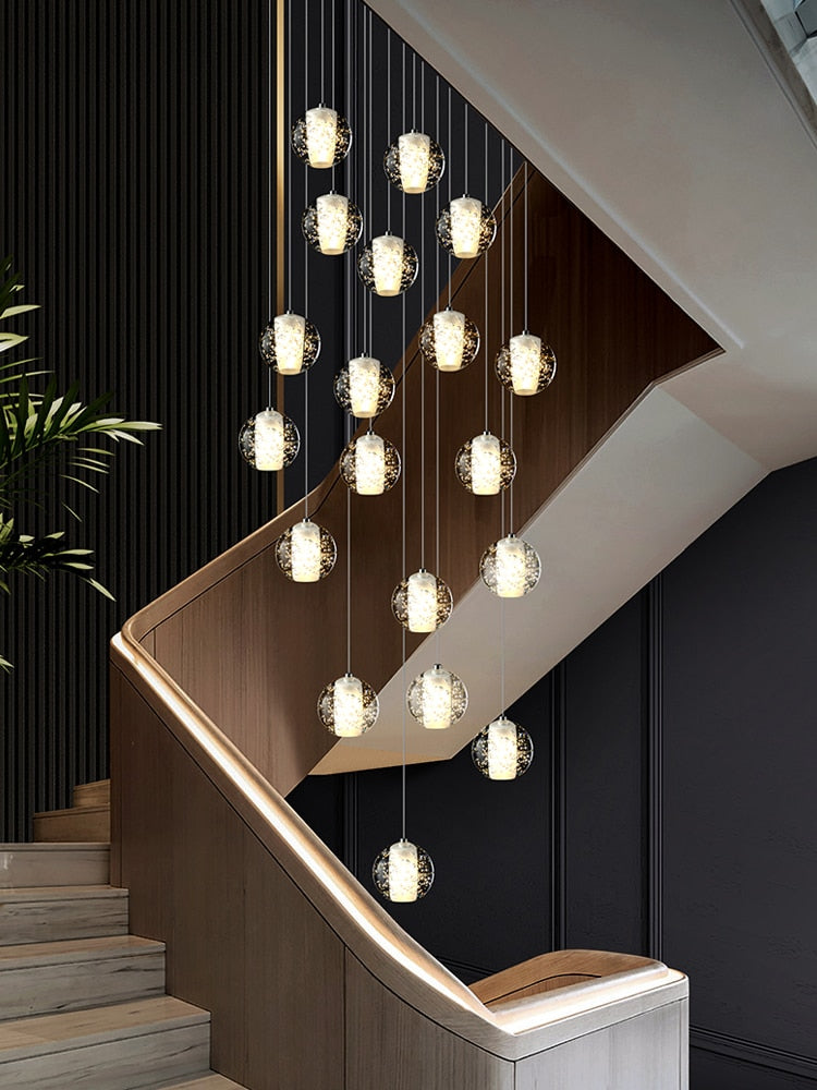 Ylk Luxury Bubble Crystal Chandelier