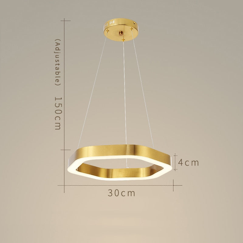 Ylk Polygon Design Luxe Chandelier