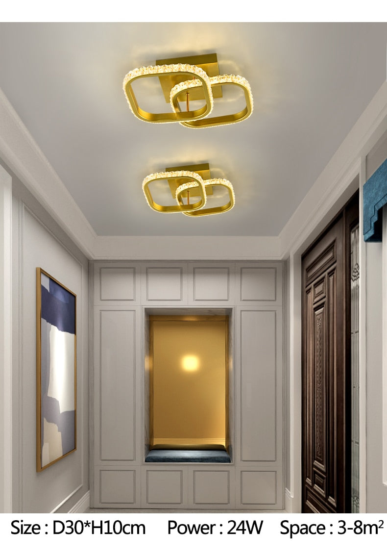 SERA Vanin - Round Square Modern Ceiling Light