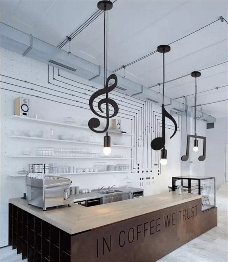 Lyf Music Notes Nordic Pendant Lights