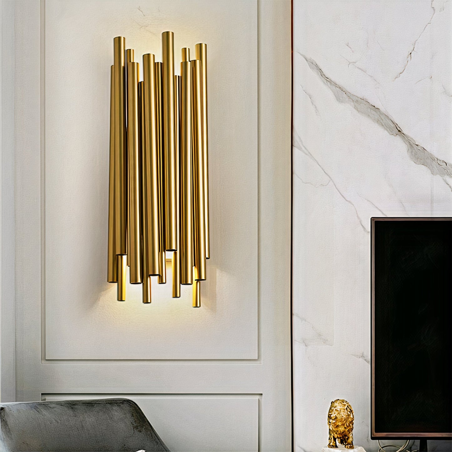 Ylk Melis Gold Wall Sconce