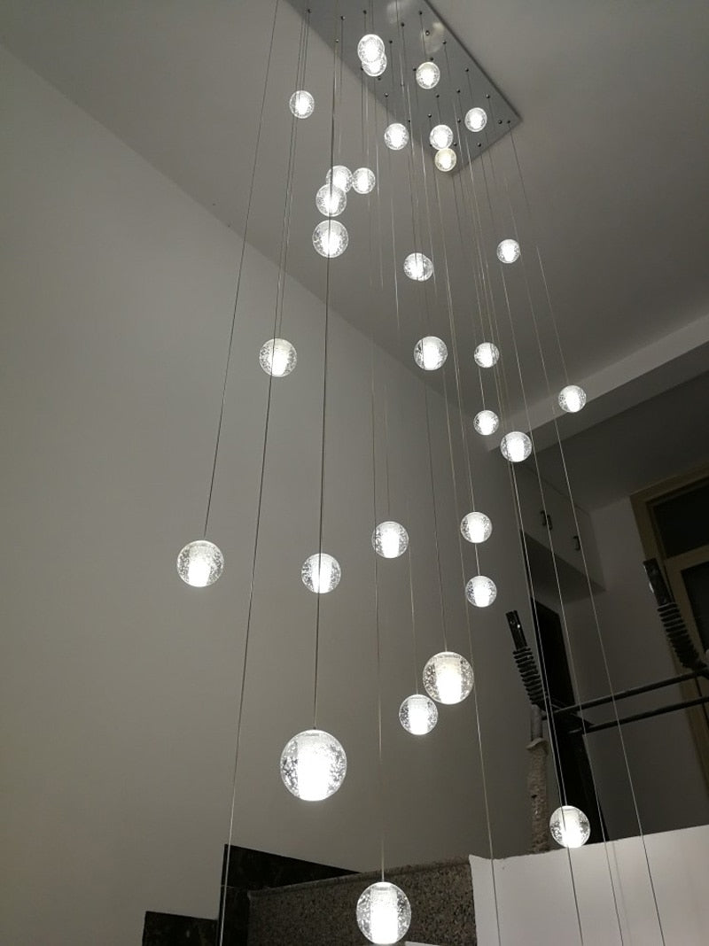 Ylk Luxury Bubble Crystal Chandelier