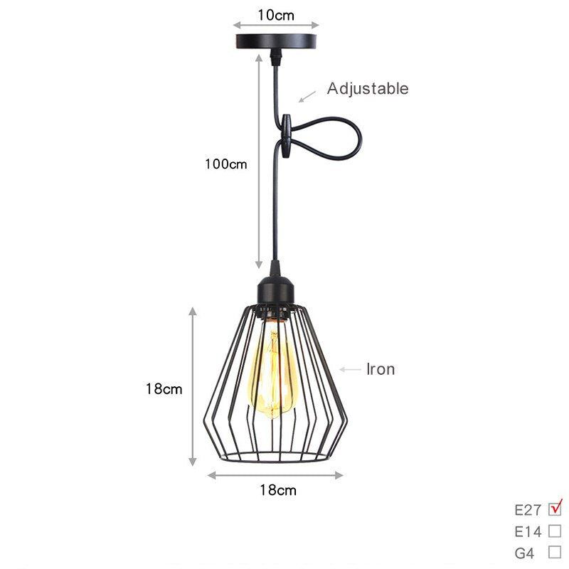 LYF 20-styles Daire Modern industrial style American retro country Pendant Lamp