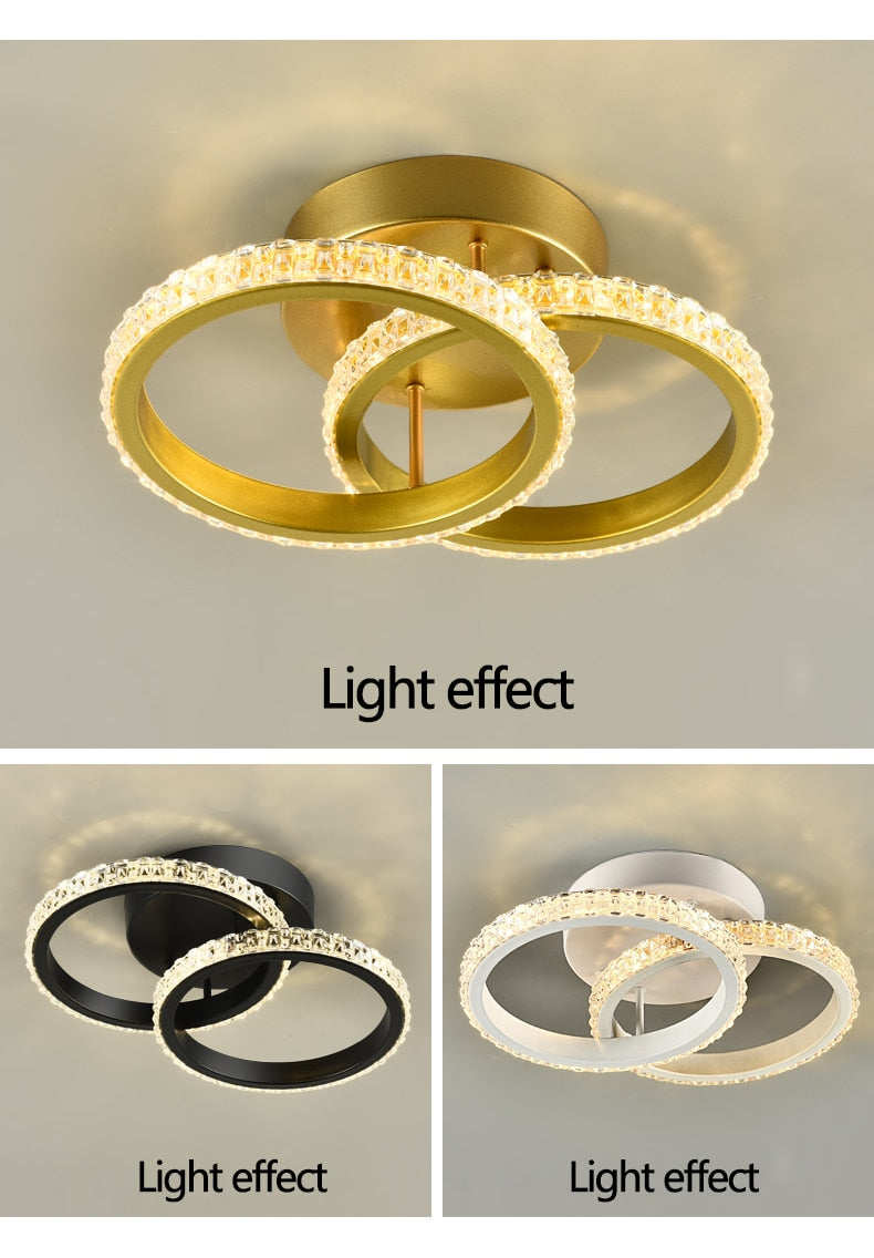 SERA Vanin - Round Square Modern Ceiling Light