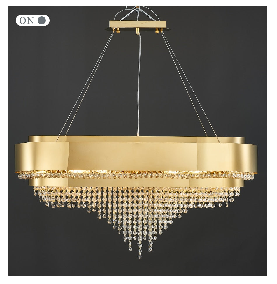 Ylk Darius Crystal Chandelier Light