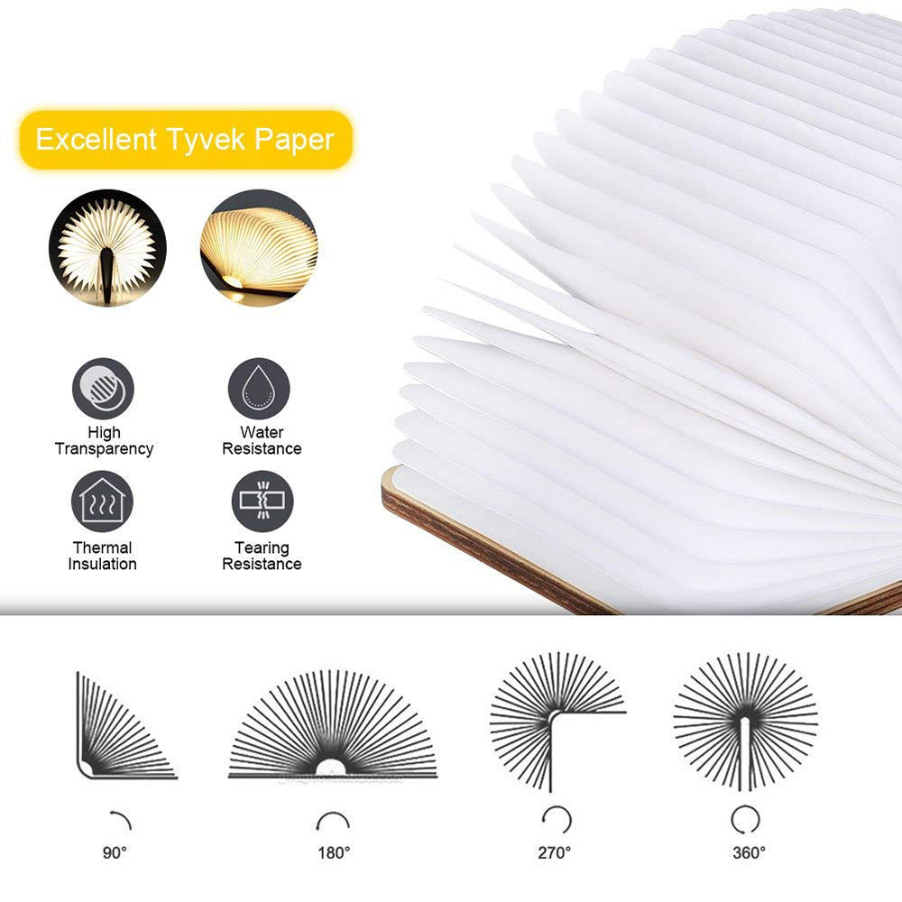 Portable Folding Book Lamp