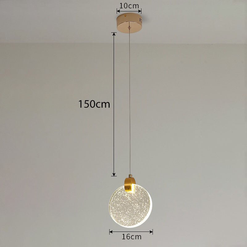 LYF Desdemona Crystal LED Pendant Light