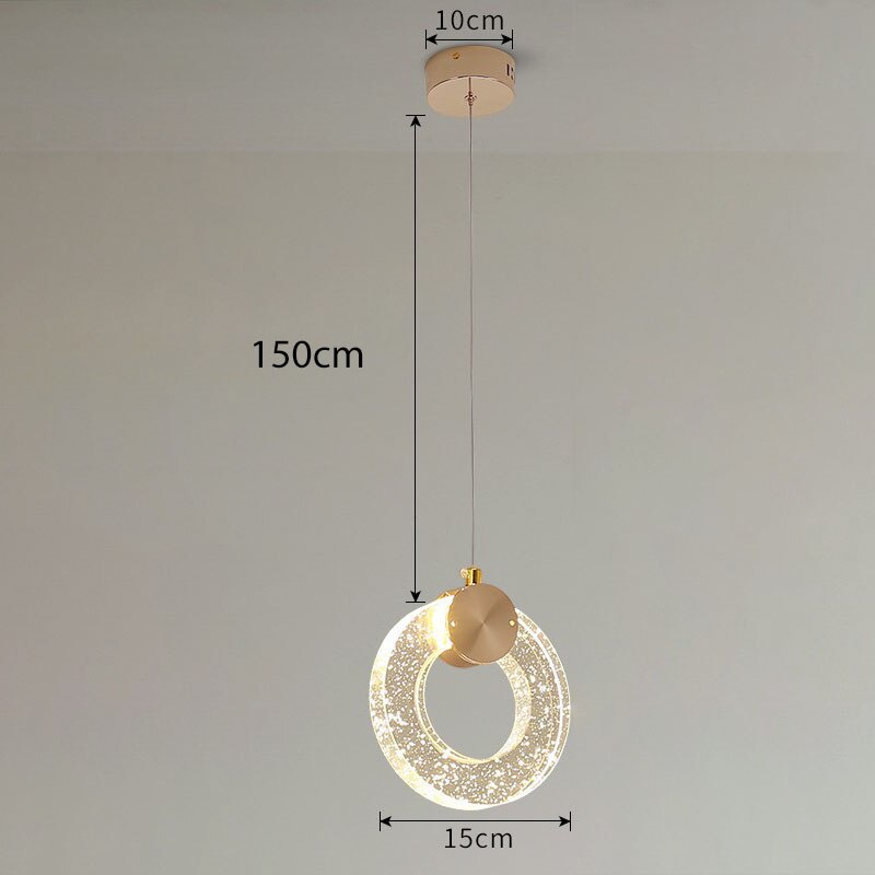 LYF Desdemona Crystal LED Pendant Light