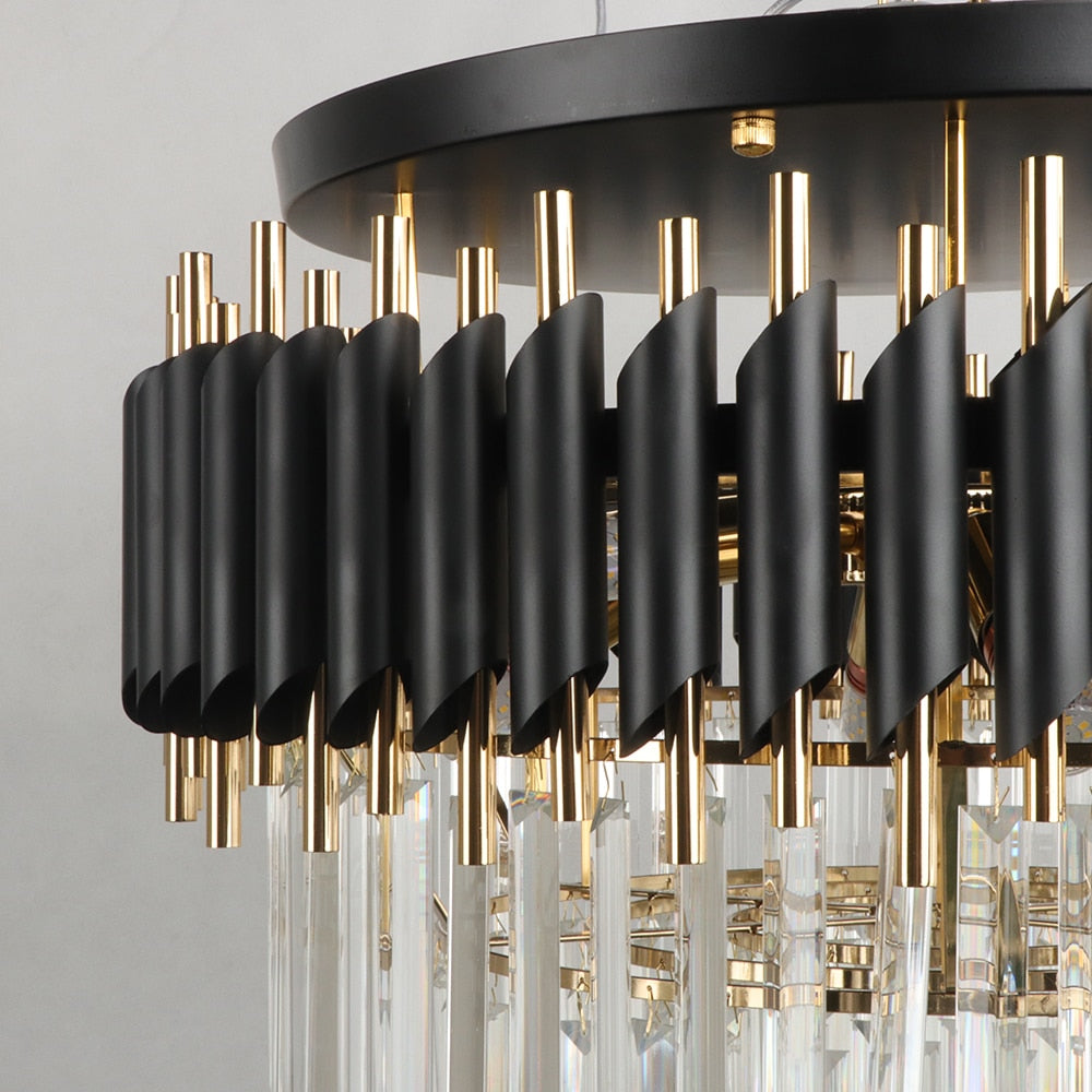 Ylk Aldric Luxury Black Chandelier