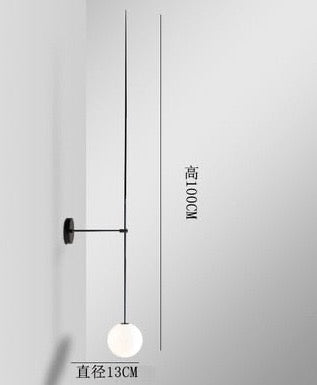 Torborg Minimalist Bedroom Bedside Led Chandelier Light