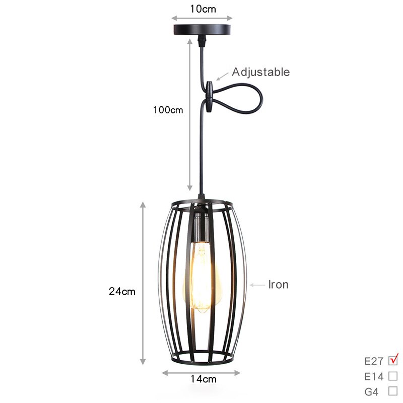LYF 20-styles Daire Modern industrial style American retro country Pendant Lamp