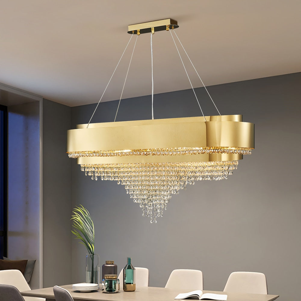 Ylk Darius Crystal Chandelier Light