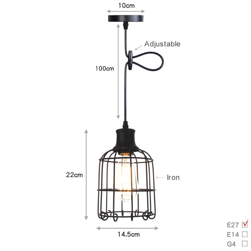 LYF 20-styles Daire Modern industrial style American retro country Pendant Lamp